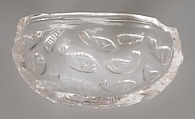 Fragment of a Rock Crystal Bowl, Rock crystal, North African (Carthage)
