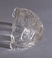 Fragment of a Rock Crystal Bowl, Rock crystal, North African (Carthage)
