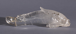 Rock Crystal Statuette of a Dolphin, Rock crystal, North African (Carthage)
