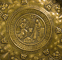 Plate, The Annunciation, Brass, German