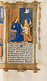 Book of Hours, Gilles Hardouyn (French), Tempera, ink and gold on parchment; leather binding, French