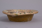 Bowl with Bird, Earthenware, tin-glazed, Central Italian