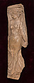 Bone plaque with Female Dancer, Bone, Late Roman/Early Byzantine