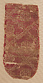 Textile with Diaper Pattern, Silk, Egyptian