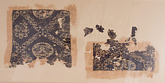 Silk Squares on Linen, Silk on linen, Egyptian