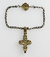 Pendant Cross Reliquary, Silver and gilded silver, Byzantine or early Russian (?)