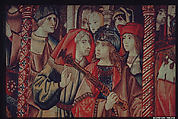 Scenes from The Story of Charlemagne (?) (from Christ the Judge on the Throne of Majesty and Other Subjects), Wool warp;  wool, silk, and metallic wefts, South Netherlandish