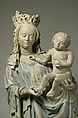 Virgin and Child, Sandstone, polychromy, German