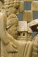 Plaque with Christ Receiving Magdeburg Cathedral from Emperor Otto I, Elephant ivory, Ottonian