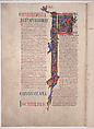 The Winchester Bible: Opening for the Book of Genesis: In Principio (5r); Opening for the Book of I Samuel (Book of Kings): Fuit (88r); Opening for the Book of 2 Samuel (Book of Kings): Factum (99v), Tempera and gold leaf on parchment, British