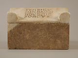 Reliquary in the Shape of a Sarcophagus, Marble, Byzantine