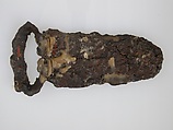 Belt Buckle Loop, Iron, silver inlay, Frankish