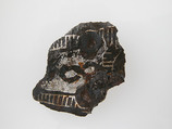 Belt Plate Fragment, Iron, silver inlay, Frankish
