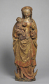 Virgin and Child, Oak, painted and gilded, South Netherlandish