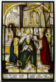 Glass Panel of Saint Nicholas, After a design by Jacob Cornelisz van Oostsanen (Netherlandish, Oostsanen ca. 1470–1533 Amsterdam), Pot-metal glass and vitreous paint, Netherlandish