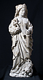 Saint Catherine of Alexandria, Limestone, traces of paint, French
