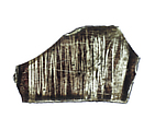 Glass Fragment, Pot-metal glass, vitreous paint, Western European