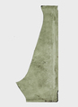 Glass Fragment, Colorless glass, French
