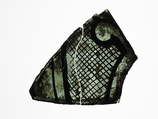 Glass Fragment, Colorless glass, French