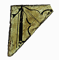 Glass Fragment, Colorless glass, French