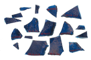 Glass Fragment, Pot metal glass, European