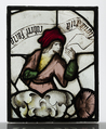 Panel with Prophet from a Tree of Jesse Window, Stained Glass, British