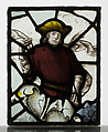 Panel with Prophet from a Tree of Jesse Window, Stained Glass, British