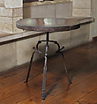 Table, Iron, oak, French
