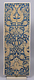 Textile with Brocade, Satin and plain weave; silk and metal threads, Spanish or Near Eastern