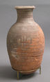Jar, Earthenware, slip decoration, Coptic