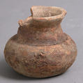 Pot, Earthenware, slip decoration, Coptic