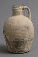 Jug, Earthenware, slip decoration, Coptic