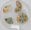 Bead Fragments, Glass, Coptic