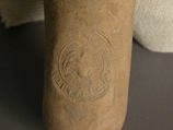 Fragment of a Pot Handle, Earthenware with impression, Coptic
