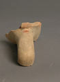 Fragment of a Pot Handle, Earthenware with impression, Coptic