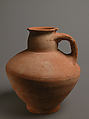 Jug with Handle, Earthenware, Coptic