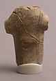 Fragment of a Figure, Earthenware, Coptic