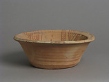 Bowl, Earthenware, slip decoration, Coptic