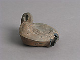 Oil Lamp, Earthenware, Coptic