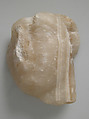 Head Fragment, Alabaster, Coptic