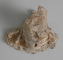 Head and Neck Fragment, Plaster, Coptic