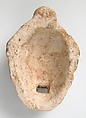 Head Pendant, Plaster (painted), Coptic