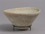 Footless Cup or Lid, Earthenware, Coptic