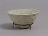 Footless Cup or Lid, Earthenware, Coptic