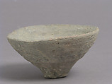 Footless Cup or Lid, Earthenware, Coptic