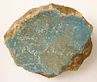 Pottery Fragment, Earthenware, glazed (faience), Coptic