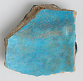 Pottery Fragment, Earthenware, glazed (faience), Coptic