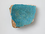 Pottery Fragment, Earthenware, glazed (faience), Coptic
