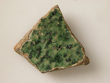 Pottery Fragment, Earthenware, glazed (faience), Coptic