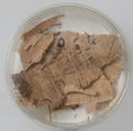 Papyri Fragments, Papyrus and ink, Coptic
